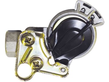 Wabco Kupplungskopf schwarz, für Anhänger, 1-Kreis-Anlage, M 22 x 1,5 IG, 452 201 010 0 Wabco Kupplungskopf schwarz, für Anhänger, 1-Kreis-Anlage, M 22 x 1,5 IG, 452 201 010 0