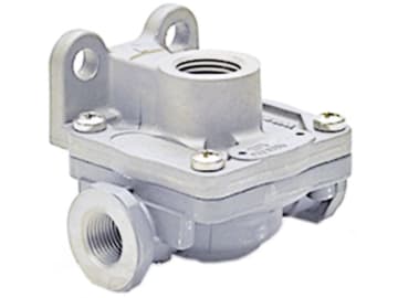 Wabco Schnellentlüftungsventil, Pneumatisch, mit ByPass, auch 2-Wegeventil, Betriebsdruck max. 12 bar, 973 500 000 0 Wabco Schnellentlüftungsventil, Pneumatisch, mit ByPass, auch 2-Wegeventil, Betriebsdruck max. 12 bar, 973 500 000 0