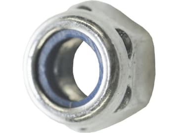 Sicherungsmutter DIN 985 metrisch, Güte 8.8, Polystop, Stahl, verzinkt; blau passiviert (A2K) Sicherungsmutter DIN 985 metrisch, Güte 8.8, Polystop, Stahl, verzinkt; blau passiviert (A2K)