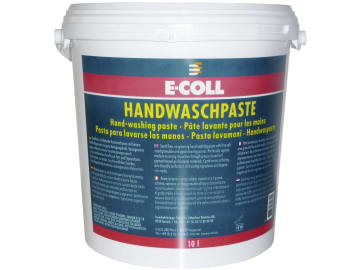 Handwaschpaste "E-Coll", feines Weichholzgranulat, rückfettend, 10 l Handwaschpaste "E-Coll", feines Weichholzgranulat, rückfettend, 10 l