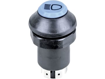 Herth + Buss Druckknopfschalter "Fernlicht", 5 x Flachsteckanschluss 6,3 mm, 12 V - 20 A; 24 V - 10 A, 70 490 174 Herth + Buss Druckknopfschalter "Fernlicht", 5 x Flachsteckanschluss 6,3 mm, 12 V - 20 A; 24 V - 10 A, 70 490 174