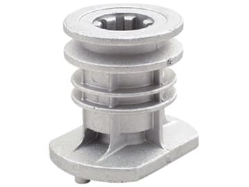 Messerkupplung für Castel Garden, Ø Welle 25 mm, Aufnahme 18,00 mm, Einstecktiefe 43 mm Messerkupplung für Castel Garden, Ø Welle 25 mm, Aufnahme 18,00 mm, Einstecktiefe 43 mm
