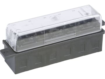 Herth + Buss Sicherungsdose 95 x 25 x 24 mm, 6-polig, mit Flachsteckanschluss für Flachstecksicherungen "Standard", 50 300 647 Herth + Buss Sicherungsdose 95 x 25 x 24 mm, 6-polig, mit Flachsteckanschluss für Flachstecksicherungen "Standard", 50 300 647
