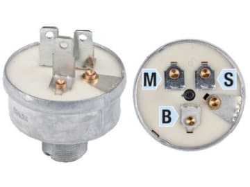 Zündschloss Einbaumaß Ø 16 mm, 3 x Steckanschluss, 3 Positionen, Magnetzündung Zündschloss Einbaumaß Ø 16 mm, 3 x Steckanschluss, 3 Positionen, Magnetzündung
