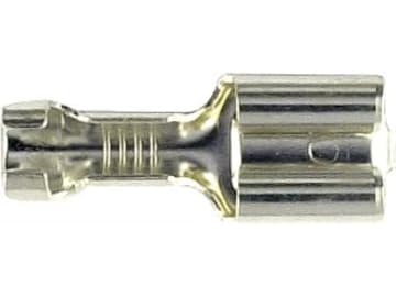 Herth + Buss Flachsteckhülse 6,3 x 0,8 mm, Kabel 1 – 2,5 mm², Messing versilbert; unisoliert, mit Rastpunkten, 100 St., 50 251 422 Herth + Buss Flachsteckhülse 6,3 x 0,8 mm, Kabel 1 – 2,5 mm², Messing versilbert; unisoliert, mit Rastpunkten, 100 St., 50 251 422