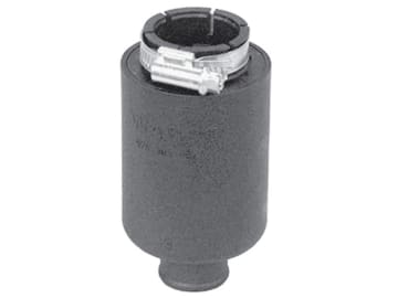 Wabco Geräuschdämpfer, Ø 57 mm, Höhe 107 mm, für Reifenfüllanschluss 975 303 ... 0, Anschluss Sägezahnprofil, 975 303 531 2 Wabco Geräuschdämpfer, Ø 57 mm, Höhe 107 mm, für Reifenfüllanschluss 975 303 ... 0, Anschluss Sägezahnprofil, 975 303 531 2