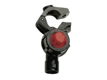 Agrotop Düsenhalter für 1 Düse Bajonett, für 1/2 " Rohr, mit Membran-Tropfstopventil und klappbarem Rohranschluss, Kunststoff, 12726 Agrotop Düsenhalter für 1 Düse Bajonett, für 1/2 " Rohr, mit Membran-Tropfstopventil und klappbarem Rohranschluss, Kunststoff, 12726