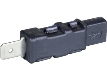Herth + Buss Diode 1 A 400 V, 1 x Flachsteckanschluss 6,3 mm; 1 x Flachsteckhülse 6,3 mm, 50 292 030 Herth + Buss Diode 1 A 400 V, 1 x Flachsteckanschluss 6,3 mm; 1 x Flachsteckhülse 6,3 mm, 50 292 030