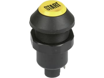 Herth + Buss Druckknopfschalter "Start", 2 x Flachsteckanschluss 6,3 mm, 12 V - 20 A; 24 V - 10 A, 70 490 177 Herth + Buss Druckknopfschalter "Start", 2 x Flachsteckanschluss 6,3 mm, 12 V - 20 A; 24 V - 10 A, 70 490 177