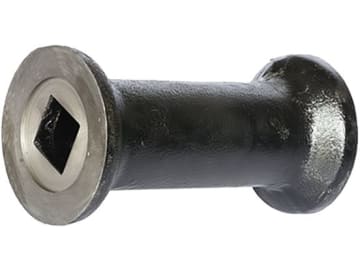 Industriehof® Zwischenstück, Länge 185 mm, Ø außen 98 mm, für universal 28 x 28/30 x 30 Vierkantwellen, Scheiben Ø 510 mm, 31-0002 Industriehof® Zwischenstück, Länge 185 mm, Ø außen 98 mm, für universal 28 x 28/30 x 30 Vierkantwellen, Scheiben Ø 510 mm, 31-0002