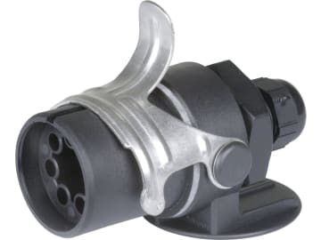 Herth + Buss EBS-Stecker 7-polig, 24 V, Crimpverbinder, mit gedrehten Kontakten und Lamellenkappe, 51 305 552 Herth + Buss EBS-Stecker 7-polig, 24 V, Crimpverbinder, mit gedrehten Kontakten und Lamellenkappe, 51 305 552