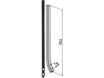 Industriehof® Spurlockerzinken 700 x 30 x 30 mm ohne Schar, für universal, 10.304983 Industriehof® Spurlockerzinken 700 x 30 x 30 mm ohne Schar, für universal, 10.304983