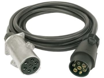 Herth + Buss Adapterkabel 12 V; 24 V, Stecker/Dose 7-polig, 7 x 1,5 mm², Länge Kabel 3.500 mm, 51 276 564 Herth + Buss Adapterkabel 12 V; 24 V, Stecker/Dose 7-polig, 7 x 1,5 mm², Länge Kabel 3.500 mm, 51 276 564