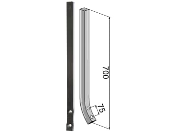 Industriehof® Spurlockerzinken 700 x 35 x 35 mm ohne Schar, für universal, 10.304984 Industriehof® Spurlockerzinken 700 x 35 x 35 mm ohne Schar, für universal, 10.304984
