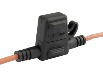 Herth + Buss Sicherungshalter, 32 V, 30 A, mit Anschlussleitung, wasserdicht, für Flachstecksicherungen "Mini", 50 390 236 Herth + Buss Sicherungshalter, 32 V, 30 A, mit Anschlussleitung, wasserdicht, für Flachstecksicherungen "Mini", 50 390 236