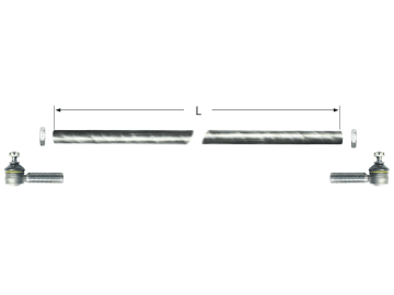 Spur- und Lenkstange Konus 18 mm, Einschraubgewinde M 20 x 1,5, Mutter M 14 x 1,5, für Universal Spur- und Lenkstange Konus 18 mm, Einschraubgewinde M 20 x 1,5, Mutter M 14 x 1,5, für Universal