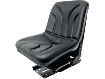 Traktorsitz "Compact Seat", mechanisch gefedert, hinter Rückenpolster, PVC-Kunstleder, schwarz Traktorsitz "Compact Seat", mechanisch gefedert, hinter Rückenpolster, PVC-Kunstleder, schwarz