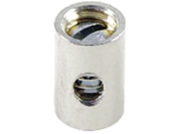 Schraubnippel Ø Schaft 5 mm, Länge 8 mm, montiert, mit Gewindestift M 4 x 4 mm Schraubnippel Ø Schaft 5 mm, Länge 8 mm, montiert, mit Gewindestift M 4 x 4 mm