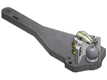 Walterscheid Kugelbalken "KBa83070B" mit Kugel K80®, 755 x 230 x 40 mm für Anhängebock Traktor, 8003285 Walterscheid Kugelbalken "KBa83070B" mit Kugel K80®, 755 x 230 x 40 mm für Anhängebock Traktor, 8003285