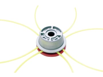 Fadenkopf mit 8-Schneidfäden, Ø Faden 3,3 mm, Aluminium; Kunststoff, Motortrimmer bis 35 cm³ geeignet Fadenkopf mit 8-Schneidfäden, Ø Faden 3,3 mm, Aluminium; Kunststoff, Motortrimmer bis 35 cm³ geeignet
