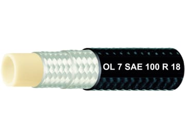 Thermoplastschlauch "SAE 100 R 18 OL 7" NW DN 10 - 3/8", 9,7 x 18,0 mm Thermoplastschlauch "SAE 100 R 18 OL 7" NW DN 10 - 3/8", 9,7 x 18,0 mm