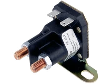 Magnetschalter 12 V, 2 x Schraubanschluss 5/16"-20 UNF; 2 x Flachsteckanschluss 6,3 mm, + und - getrennt Magnetschalter 12 V, 2 x Schraubanschluss 5/16"-20 UNF; 2 x Flachsteckanschluss 6,3 mm, + und - getrennt