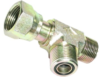 L-Verschraubung "EVL-O", zöllig, UNF-UN, einstellbar, AG flachdichtend O-Ring, IG Überwurfmutter flachdichtend ORFS L-Verschraubung "EVL-O", zöllig, UNF-UN, einstellbar, AG flachdichtend O-Ring, IG Überwurfmutter flachdichtend ORFS