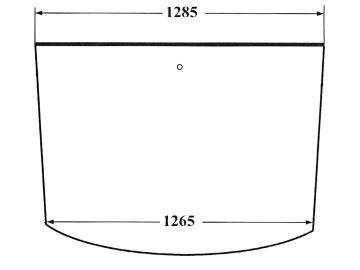 Frontscheibe, klar, schiebbar, für Dieteg Verdeck F, FP, FPK 8000 Frontscheibe, klar, schiebbar, für Dieteg Verdeck F, FP, FPK 8000