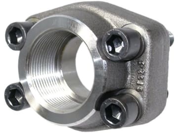 SAE-Flanschverschraubung "GFV-SFS-IG 6000 PSI", schwer, gerade, R 1 1/4" IG BSPP zylindrisch SAE-Flanschverschraubung "GFV-SFS-IG 6000 PSI", schwer, gerade, R 1 1/4" IG BSPP zylindrisch
