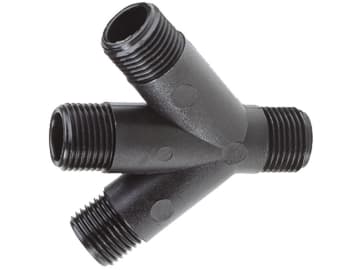 Agrotop 4-Wege-Anschluss, 45 °; 90 °, G 1/2" AG (BSP), mit Außengewinde (AG), 10733 Agrotop 4-Wege-Anschluss, 45 °; 90 °, G 1/2" AG (BSP), mit Außengewinde (AG), 10733