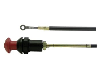 Abstellzug Länge 1.400 mm, Länge Hülle 1.230 mm, für Deutz-Fahr Agroplus 60, 70, 80 Abstellzug Länge 1.400 mm, Länge Hülle 1.230 mm, für Deutz-Fahr Agroplus 60, 70, 80