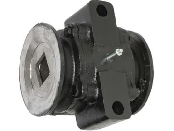 Industriehof® Lagerung, mit Kegelrollenlager, 180 x 154 mm, für Vierkantwelle 40 x 40, universal, 31-0414 Industriehof® Lagerung, mit Kegelrollenlager, 180 x 154 mm, für Vierkantwelle 40 x 40, universal, 31-0414