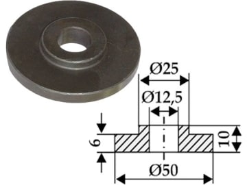 Industriehof® Scheibe 12,5 x 25; 50 x 6 mm; 10 mm für Agromet, 63-IND-901 Industriehof® Scheibe 12,5 x 25; 50 x 6 mm; 10 mm für Agromet, 63-IND-901