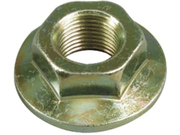Sechskantmutter 5/8"-18 mit Flansch für MTD Messerspindel Best. Nr. 10442297, 10830750, 10830752, 10830753 Sechskantmutter 5/8"-18 mit Flansch für MTD Messerspindel Best. Nr. 10442297, 10830750, 10830752, 10830753