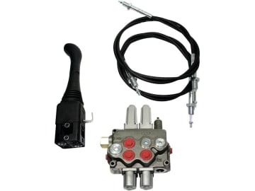 Einhebelsteuerventil dw/ew, 70 l/min, Einhebelsteuerung mit 2 Seilzügen 2.000mm Einhebelsteuerventil dw/ew, 70 l/min, Einhebelsteuerung mit 2 Seilzügen 2.000mm