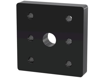 Walterscheid Anschweißplatte "ASP7115-200", 200 x 200 x 40 mm, Lochbild B x H 130 × 115 mm, M 20, für Kalotten und Zugösen landwirtschaftlicher Anhänger, 8000102 Walterscheid Anschweißplatte "ASP7115-200", 200 x 200 x 40 mm, Lochbild B x H 130 × 115 mm, M 20, für Kalotten und Zugösen landwirtschaftlicher Anhänger, 8000102