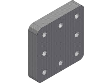 Walterscheid Anschweißplatte "ASP7145-210", 210 x 210 x 40 mm, Lochbild B x H 145 x 145 mm, M 20, für Kalotten und Zugösen landwirtschaftlicher Anhänger, 8004472 Walterscheid Anschweißplatte "ASP7145-210", 210 x 210 x 40 mm, Lochbild B x H 145 x 145 mm, M 20, für Kalotten und Zugösen landwirtschaftlicher Anhänger, 8004472