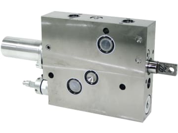 Zusatzsteuergerät, zum Bosch-System SB 23 LS, AK -TB-, Anschlüsse A und B als Flansch ausgeführt, links Zusatzsteuergerät, zum Bosch-System SB 23 LS, AK -TB-, Anschlüsse A und B als Flansch ausgeführt, links