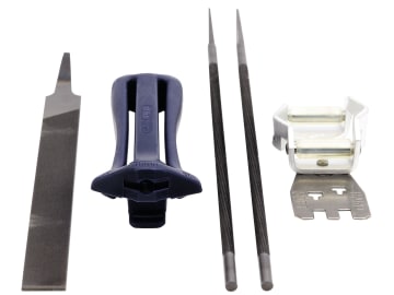 Husqvarna® Sägeketten-Schärfset .325", für Sägekette H25 (Sägekettenfeile 4,8 mm), 5056981-25 Husqvarna® Sägeketten-Schärfset .325", für Sägekette H25 (Sägekettenfeile 4,8 mm), 5056981-25