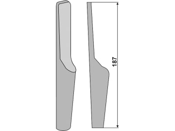 Industriehof® Aufschweißspitze , für Lely Kreiseleggenzinken, RH-81 Industriehof® Aufschweißspitze , für Lely Kreiseleggenzinken, RH-81