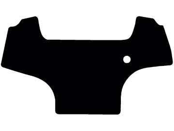 Fußmatte gekettelt, aus Velours, schwarz, für Deutz-Fahr Traktor Serie 6, 7 TTV, Bj. 12 – 16 Fußmatte gekettelt, aus Velours, schwarz, für Deutz-Fahr Traktor Serie 6, 7 TTV, Bj. 12 – 16