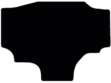 Fußmatte gekettelt, aus Velours, schwarz, für Deutz-Fahr Traktor DX 3, 4, 6; ab Bj. 84 Fußmatte gekettelt, aus Velours, schwarz, für Deutz-Fahr Traktor DX 3, 4, 6; ab Bj. 84