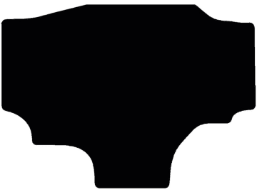Fußmatte gekettelt, aus Velours, schwarz, für Deutz-Fahr Traktor Agroxtra, ab Bj. 90 Fußmatte gekettelt, aus Velours, schwarz, für Deutz-Fahr Traktor Agroxtra, ab Bj. 90