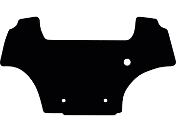 Fußmatte gekettelt, aus Velours, schwarz, für Deutz-Fahr Traktor Agrotron, mit Kabine MK3, ab Bj. 95 Fußmatte gekettelt, aus Velours, schwarz, für Deutz-Fahr Traktor Agrotron, mit Kabine MK3, ab Bj. 95
