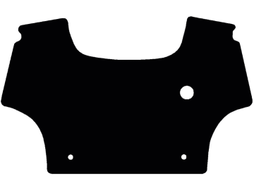 Fußmatte gekettelt, aus Velours, schwarz, für Deutz-Fahr Traktor Agrotron K, ab Bj. 05 Fußmatte gekettelt, aus Velours, schwarz, für Deutz-Fahr Traktor Agrotron K, ab Bj. 05