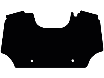Fußmatte gekettelt, aus Velours, schwarz, für Deutz-Fahr Traktor Serie Agroplus, mit mechanischem Gaspedal, ab Bj. 96 Fußmatte gekettelt, aus Velours, schwarz, für Deutz-Fahr Traktor Serie Agroplus, mit mechanischem Gaspedal, ab Bj. 96