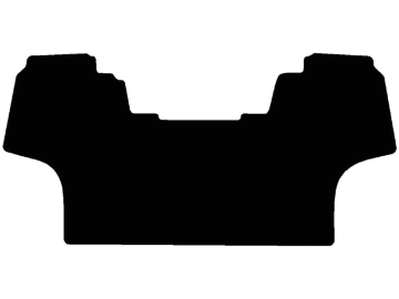 Fußmatte gekettelt, aus Velours, schwarz, für John Deere Traktor Serie 5 E, ab Bj. 08 Fußmatte gekettelt, aus Velours, schwarz, für John Deere Traktor Serie 5 E, ab Bj. 08