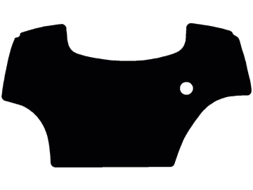 Fußmatte gekettelt, aus Velours, schwarz, für Lamborghini Traktor Nitro, ab Bj. 13 Fußmatte gekettelt, aus Velours, schwarz, für Lamborghini Traktor Nitro, ab Bj. 13