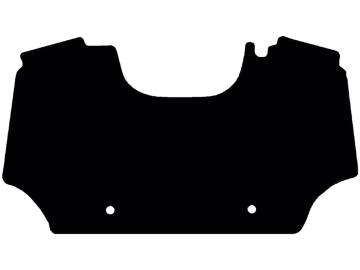 Fußmatte gekettelt, aus Velours, schwarz, für Same Traktor Dorado 65, 70, mechanisches Gaspedal, ab Bj. 95 Fußmatte gekettelt, aus Velours, schwarz, für Same Traktor Dorado 65, 70, mechanisches Gaspedal, ab Bj. 95