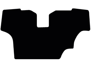 Fußmatte gekettelt, aus Velours, schwarz, für Fendt Traktor Favorit 500, Bj. 93 – 00 Fußmatte gekettelt, aus Velours, schwarz, für Fendt Traktor Favorit 500, Bj. 93 – 00